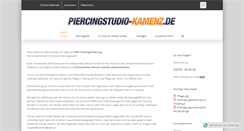 Desktop Screenshot of piercingstudio-kamenz.de